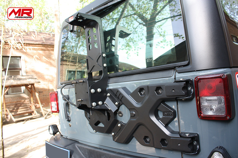 With Accessories Off Road For Jeep wrangler JK 07+ Tire Carrier