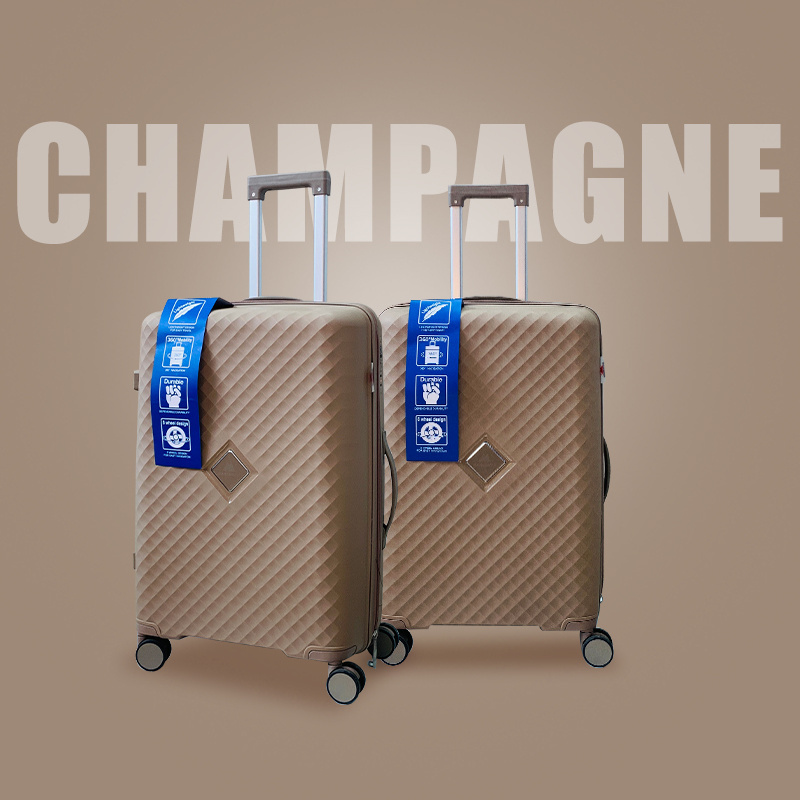 travel trolley case PP  luggage with 360 degree wheels  for travel