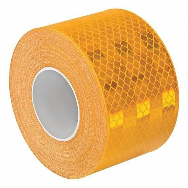 3M 983 Ece104R Factory Industry Wholesale Reflective Road Tape Red&White Polyester Reflective Tape For Vehicles 3M983D