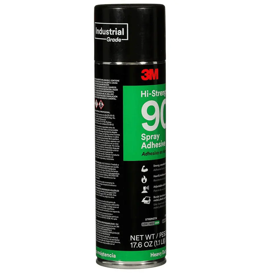 3M Hi-strength 90 Spray Adhesive High Strength Heavy Duty Spray High Temperature Resistant Original 90 Glue For Automotive