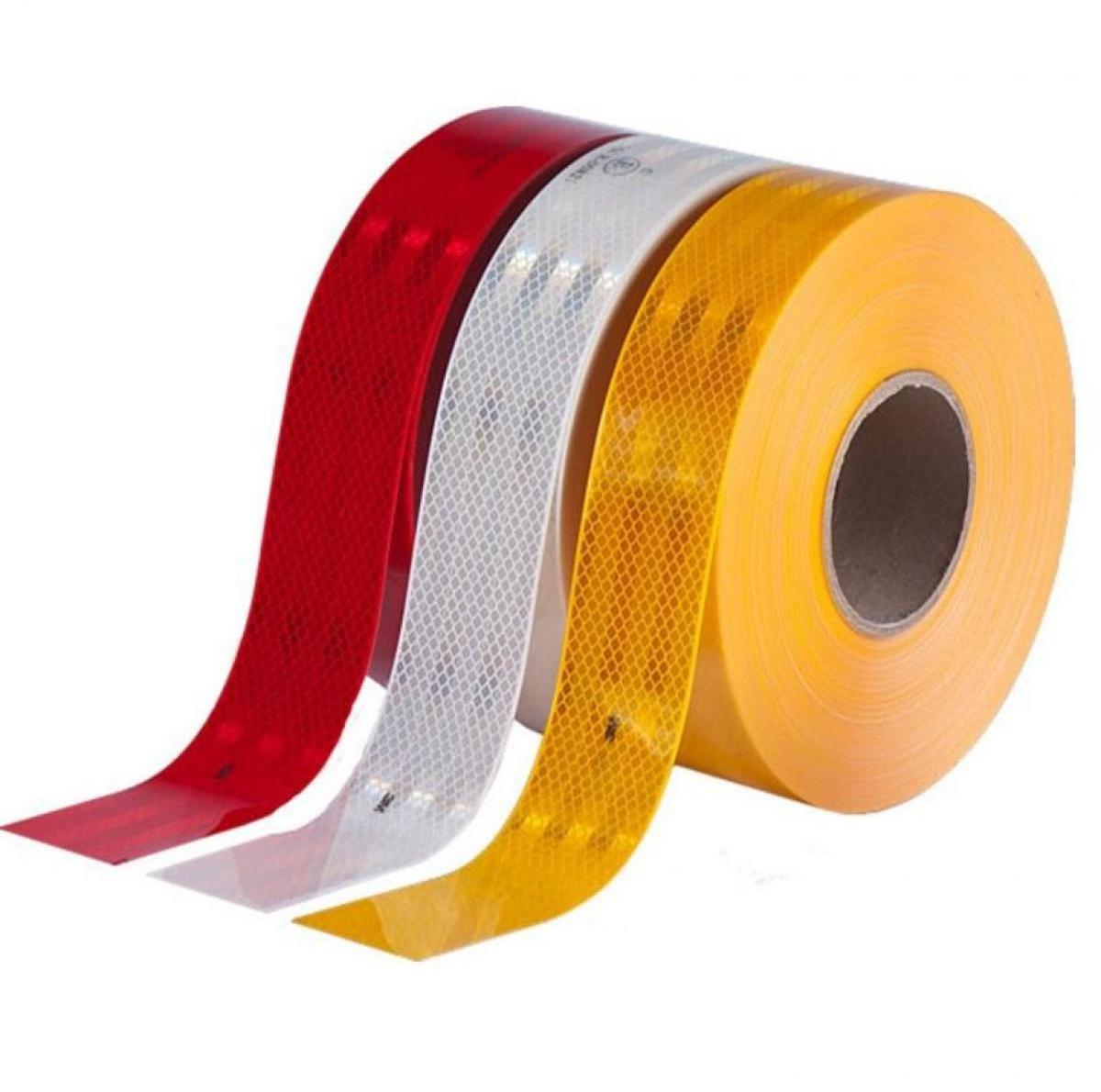 3M 983 Ece104R Factory Industry Wholesale Reflective Road Tape Red&White Polyester Reflective Tape For Vehicles 3M983D