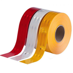 3M 983 Ece104R Factory Industry Wholesale Reflective Road Tape Red&White Polyester Reflective Tape For Vehicles 3M983D