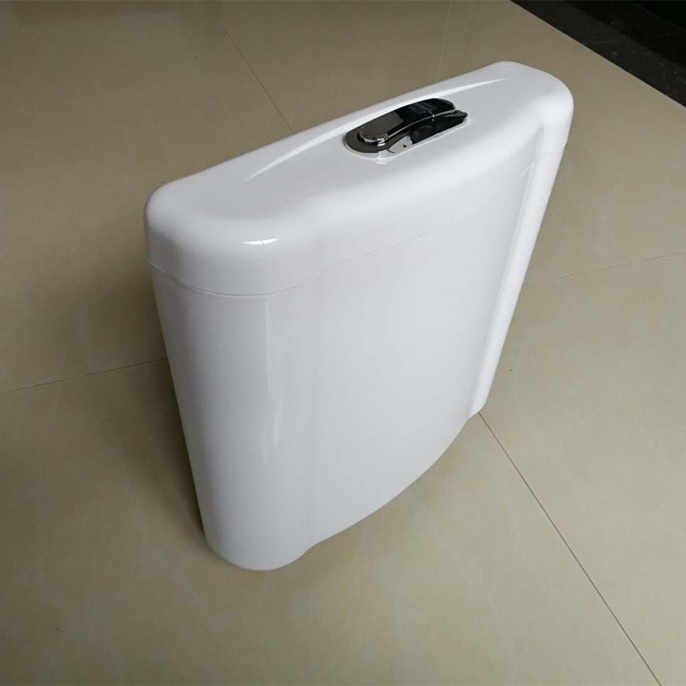 MT-A22      New fashion wall hung plastic cistern two flush toilet water tank