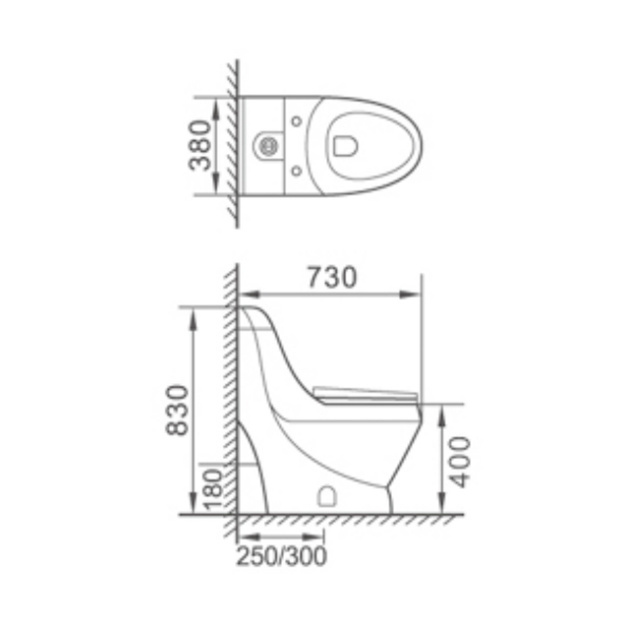 Durable intelligent wc toilets sanitary ware one piece portable toilet camping stainless steel marine toilet dual flush