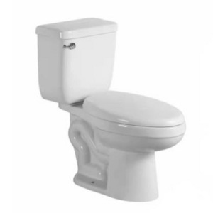 Back to Wall Rimless Two Piece Toilet Bowl Bathroom Dual Flush Straight Toilets Ceramic Modern China P-trap S-trap Wash Down