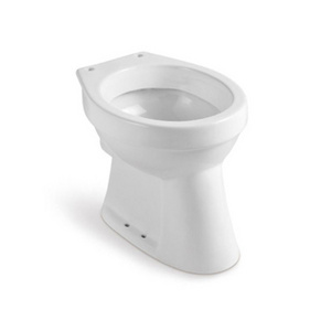 Cheapest price Latrines 8018A  Ceramic wc toilet pan, self clean toilet seat two piece toilet