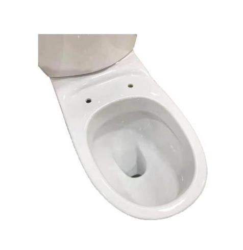 Back to Wall Rimless Two Piece Toilet Bowl Bathroom Dual Flush Straight Toilets Ceramic Modern China P-trap S-trap Wash Down