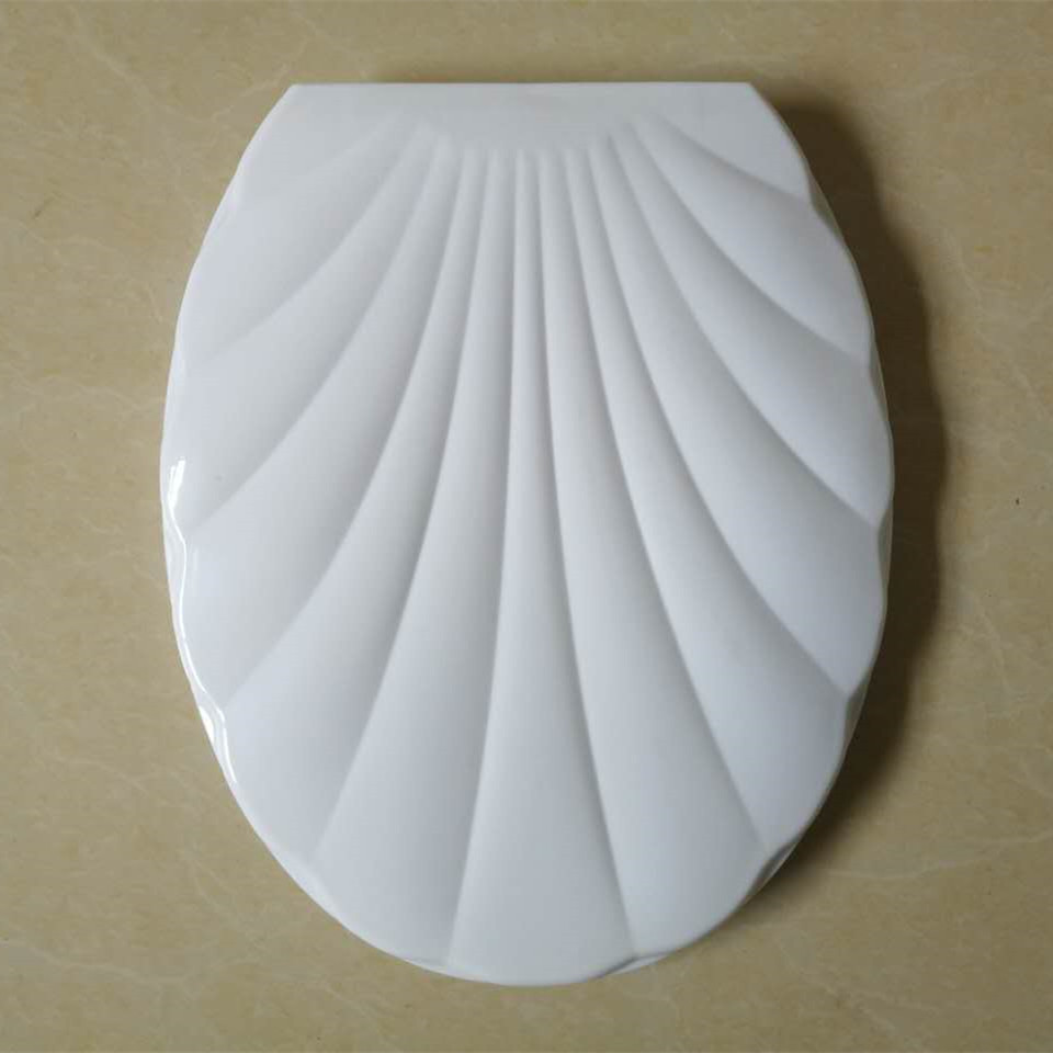 Wholesale Price MT-855 Shell Shape Toilet Seat Cover Good White Toilet Seat Bathroom Fast Closet Seat Cover