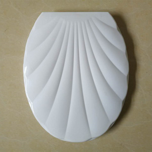 Wholesale Price MT-855 Shell Shape Toilet Seat Cover Good White Toilet Seat Bathroom Fast Closet Seat Cover