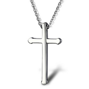 Cheap Jewelry Inspirational Necklace Stainless Steel Cross Pendant Import Jewelry From China