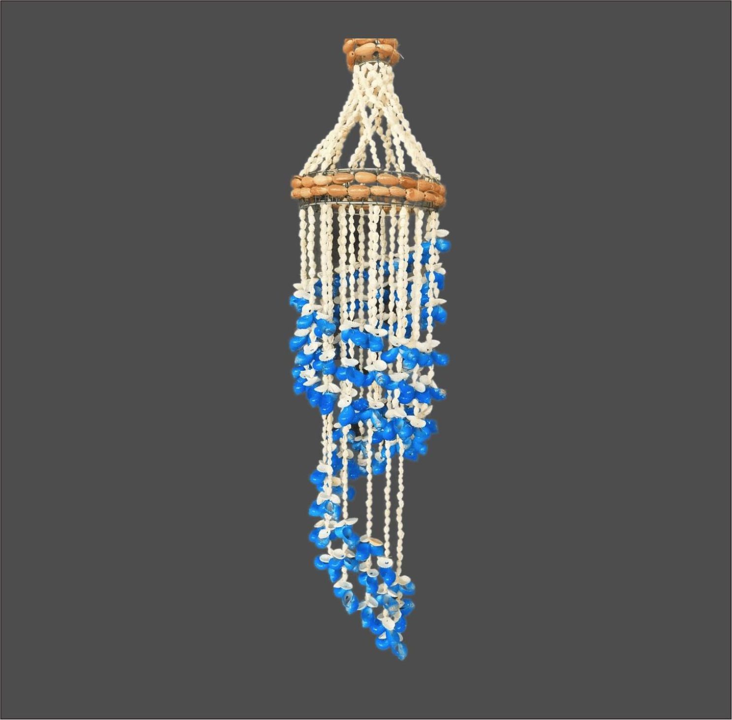 Decorations Shell Wind Chime Beach Spiral Seashell Wind Chimes Natural Sea Shell Crafts | Perfect Gift for Patio Gift