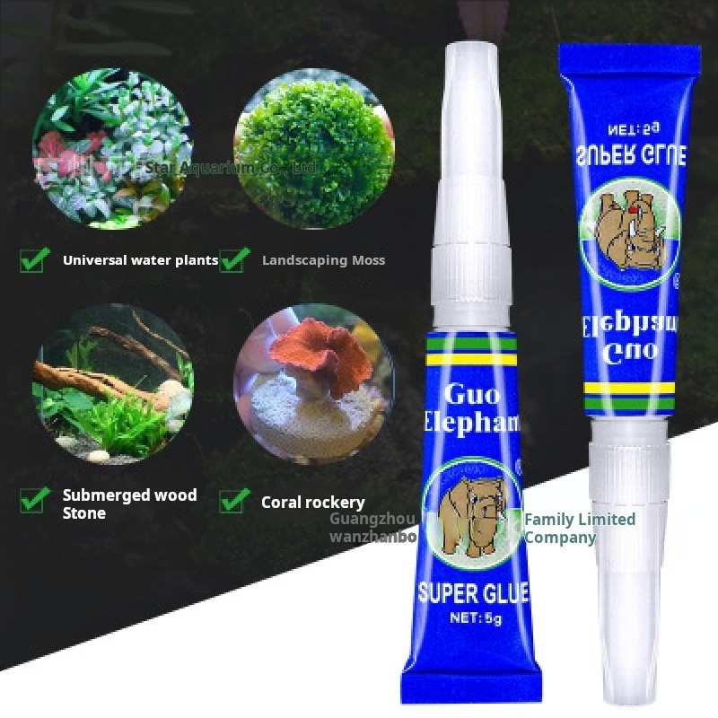 National Elephant Water Grass Glue Moss Tree Sunken Wood Silk Landscape Fish Tank Coral Glue