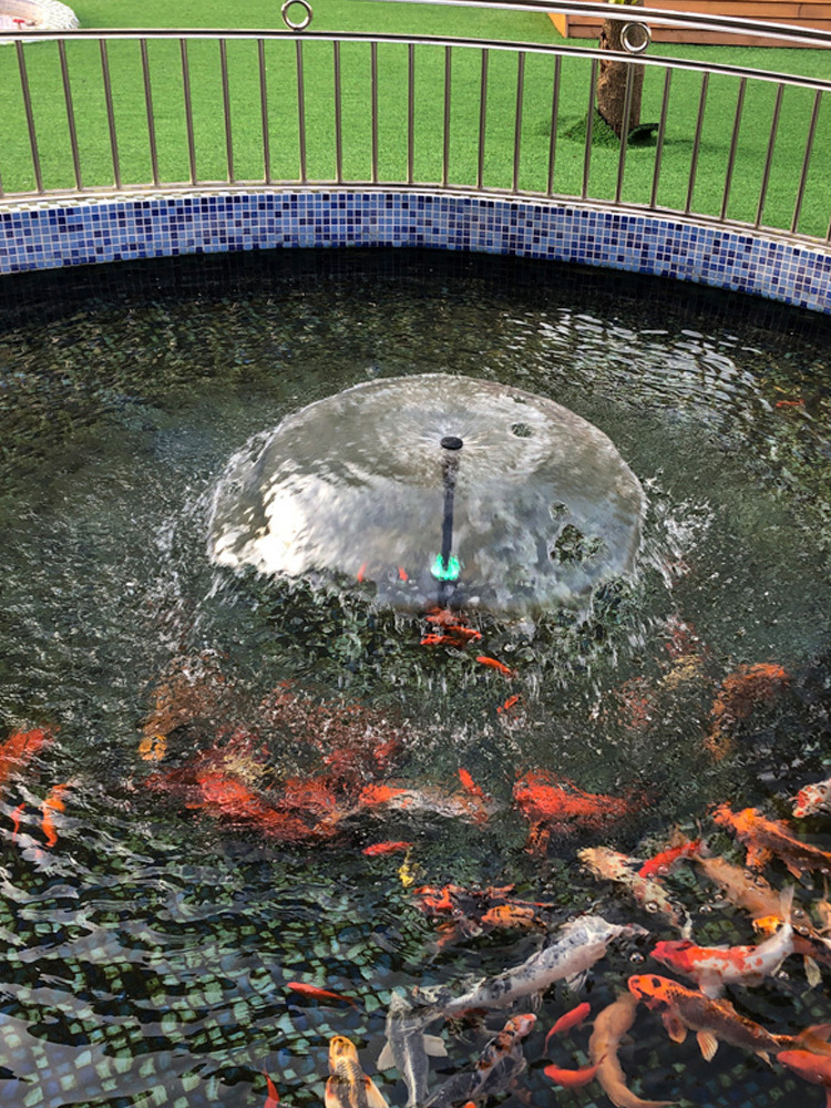 Fish pond fountain fish farming filter aeration pump outdoor courtyard landscape waterproof submersible oxygen pump