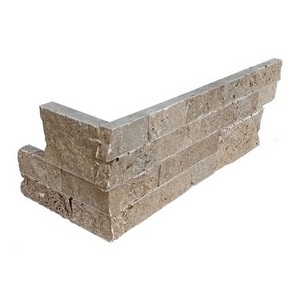 Best Quality Ledger Noce Travertine Marmax Marble OEM Product Panel 6"x24" And Corner 6"x18"