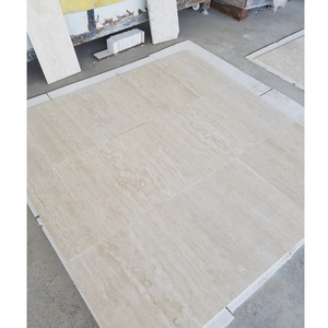 Best Quality Ivory Travertine 12"x12" Marmax Marble OEM Product Size 12''X12'' - 3cm Paver Premium - From Turkey