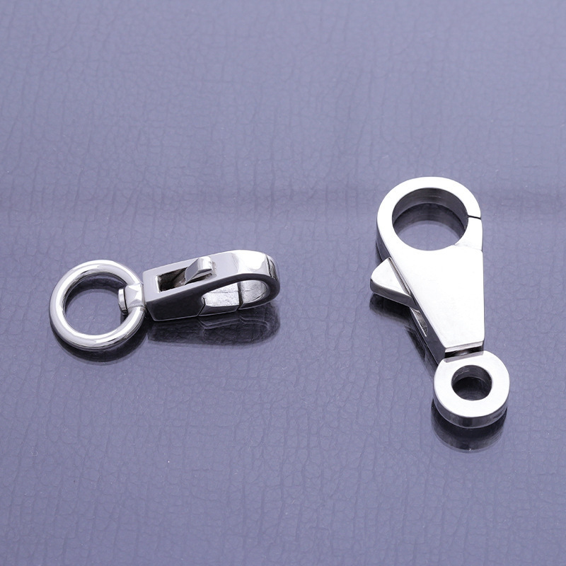 MARONEW wholesale Stainless steel luggage chain buckle dog buckles accessories jewellery