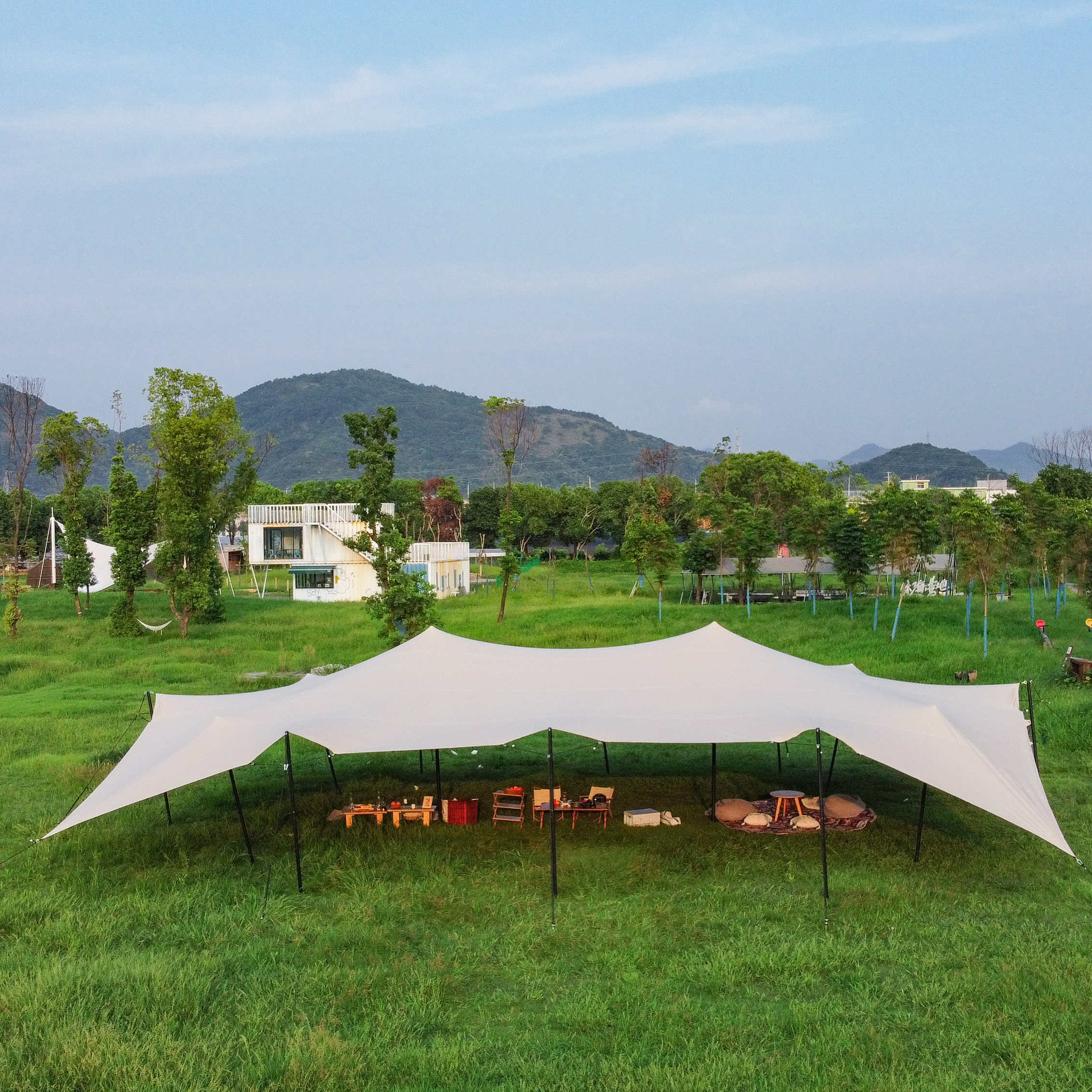 Luxury heavy duty outdoor camping 10x15m pvc waterproof stretch tents for events wedding