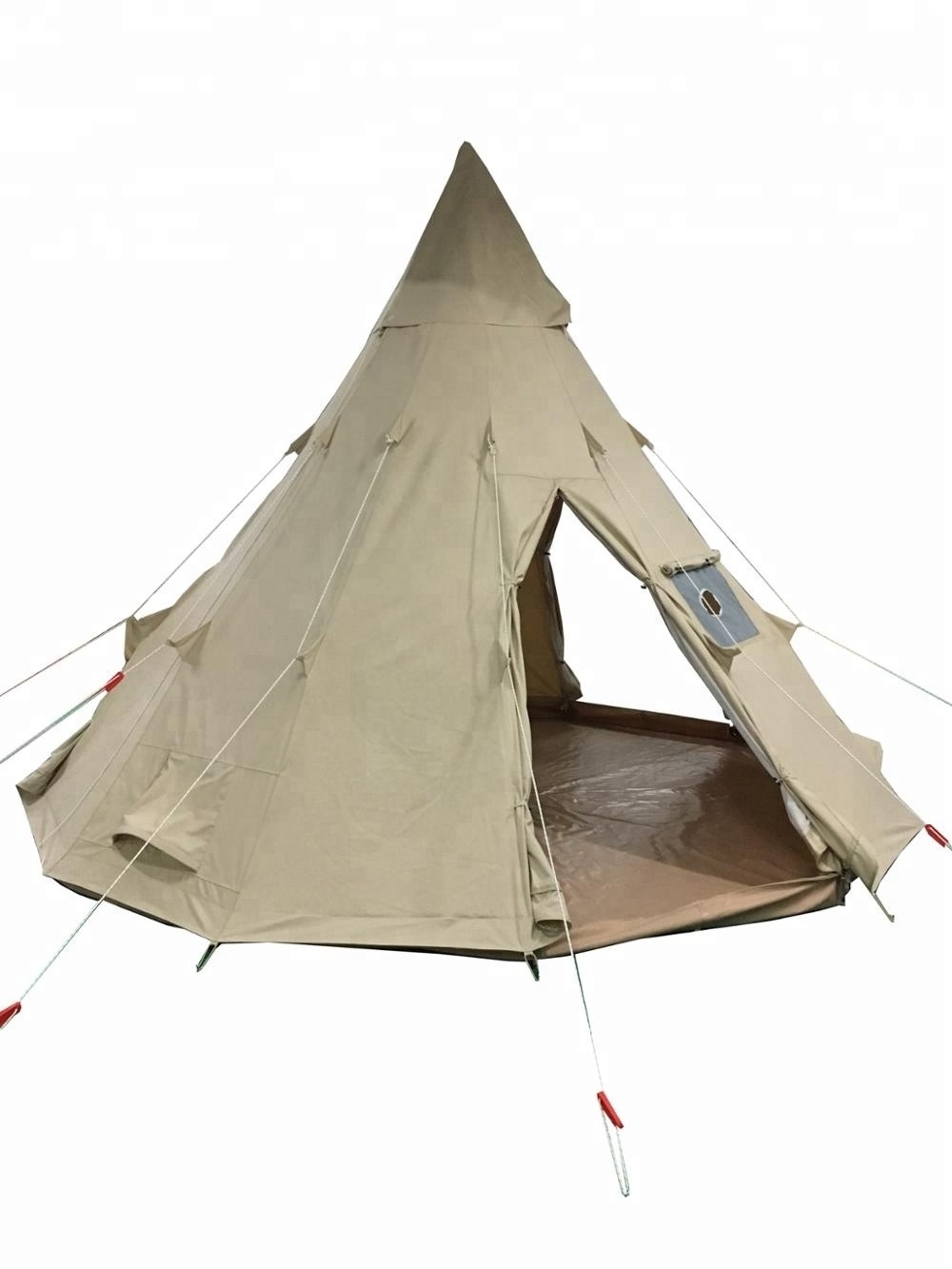 Custom factory price glamping tents cotton canvas tipi tents outdoor camping hot tent tipi