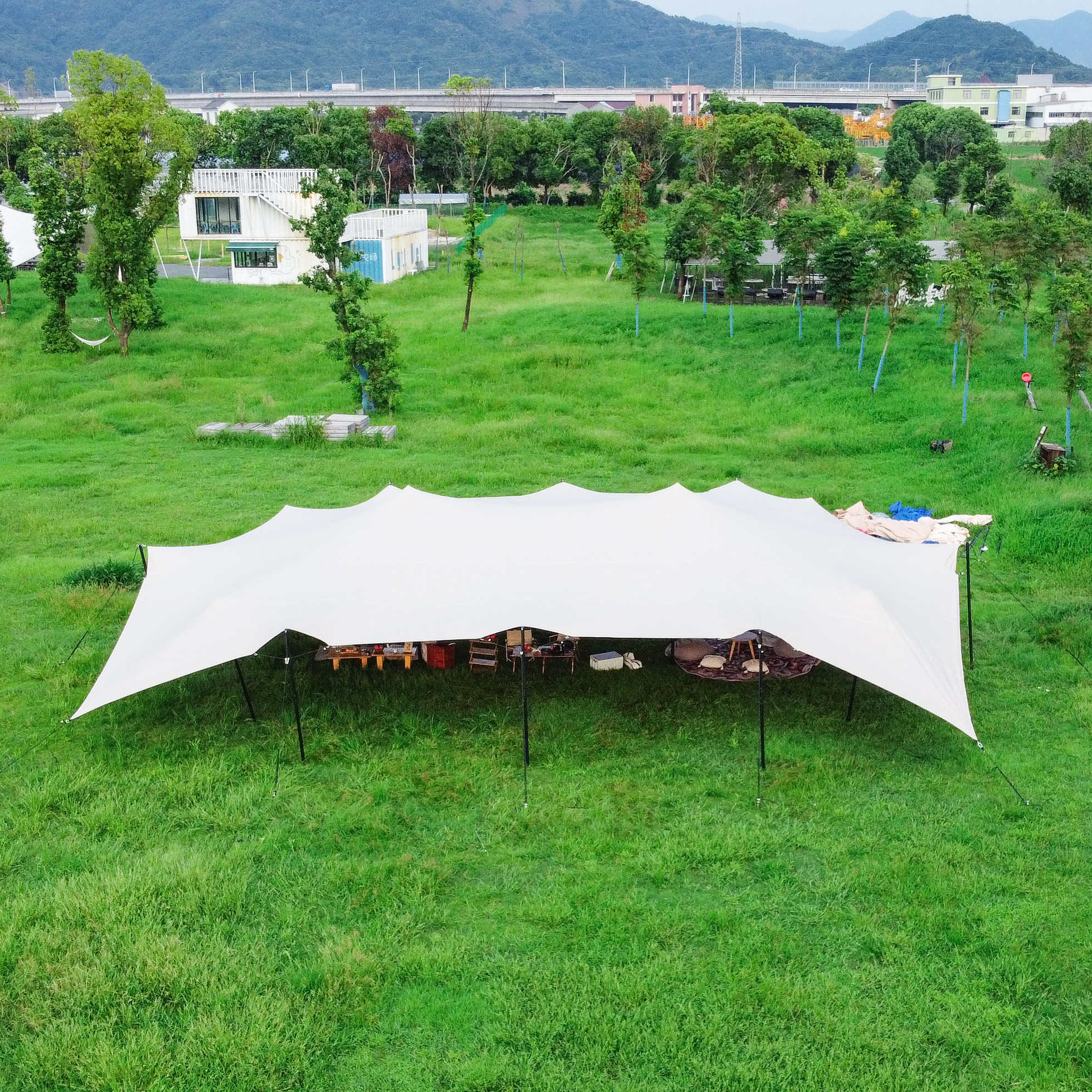 Luxury heavy duty outdoor camping 10x15m pvc waterproof stretch tents for events wedding