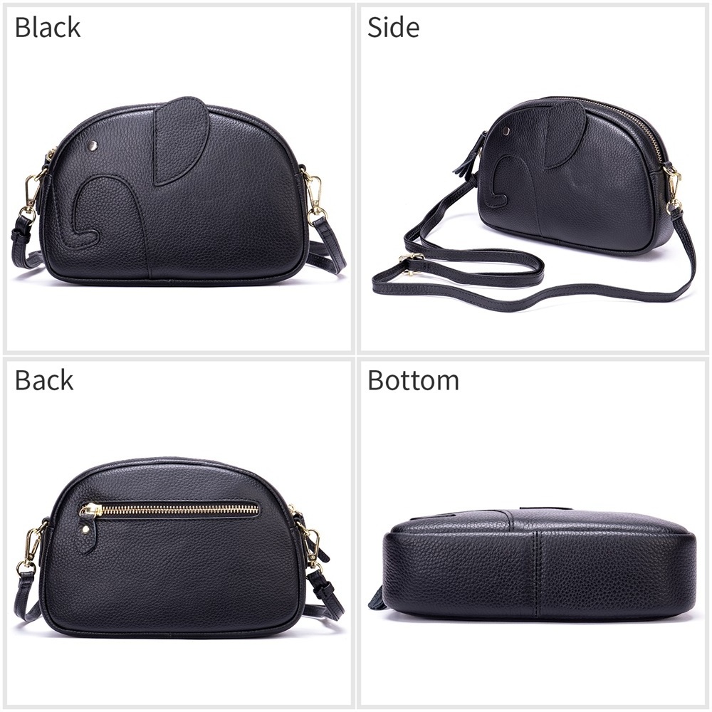 Custom Women Clutch Bag Purse with Wristlet Cowhide Leather Shoulder Messenger Bags Ladies Leather Cell Phone Crossbody Bag