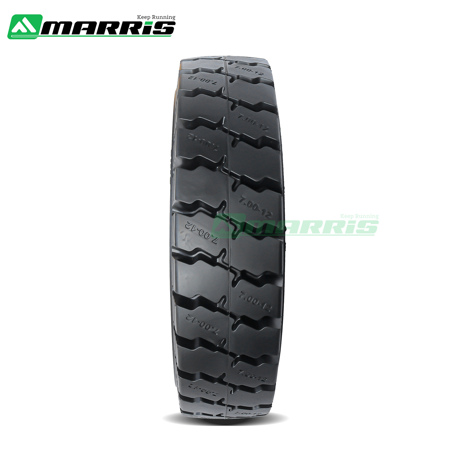 Factory Supplier Nylon Bias Tyre Solid Tires for Forklifts High Performance Forklift Solid Tire 7.00-12 700-12 700x12 825-12