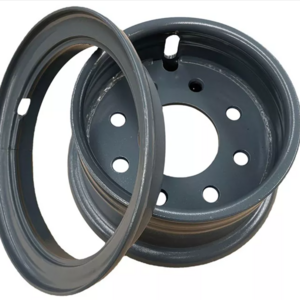 Forklift rim 5.00F-10 steel wheel rims 10 Inch split type 2pcs for 650-10 tyre with best price