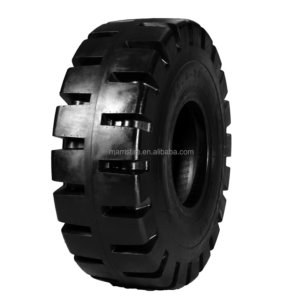 Off-the-Road OTR L-5 Tires for Wheel Loaders in Rock Site Extra-Heavy Duty Nylon Tire Loader Tyre 23.5-25 235-25 235 25 235x25