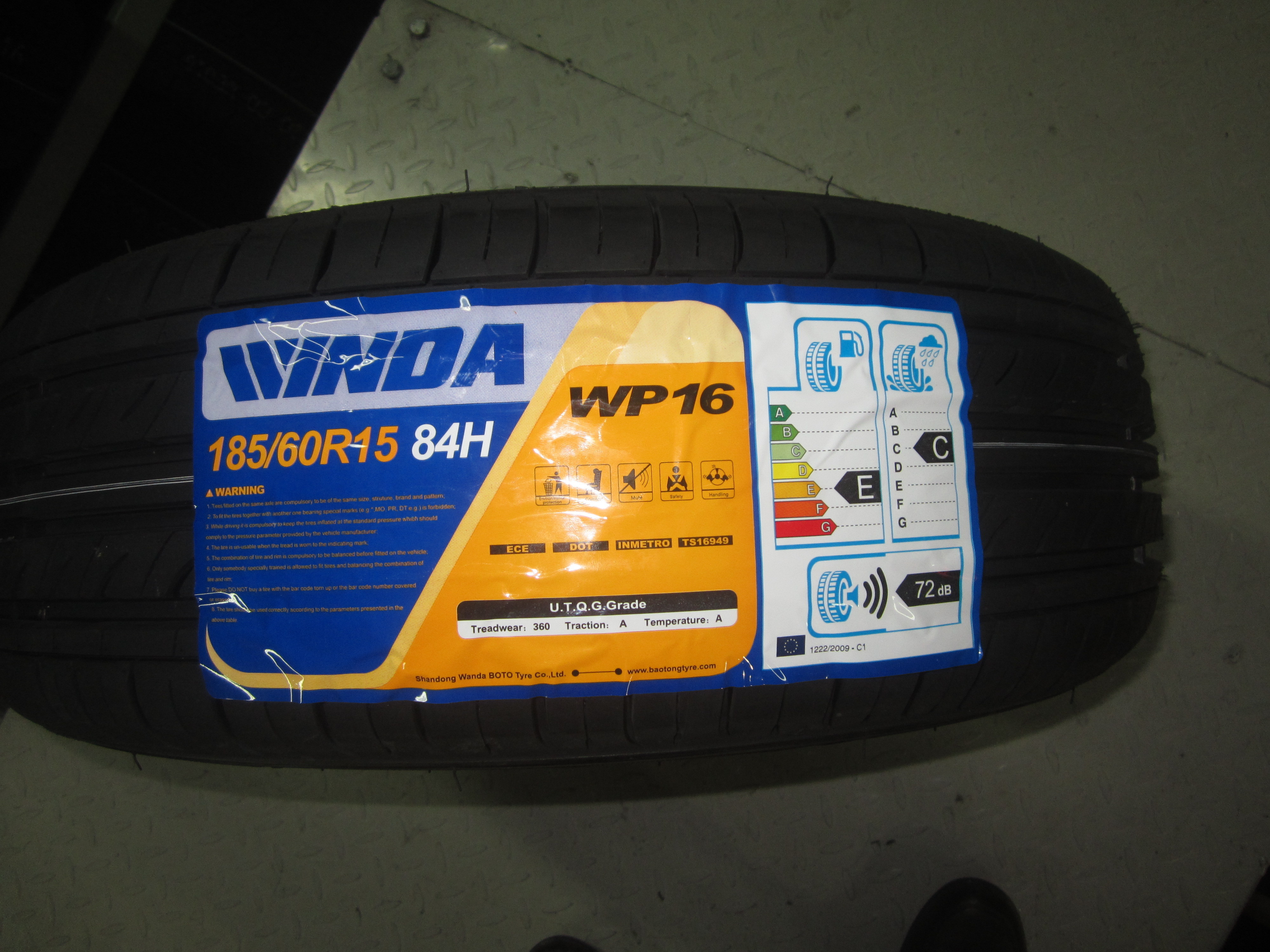 China Competitive Price Winda Boto Winter Snow PCR Car Tyre for 185/60R15