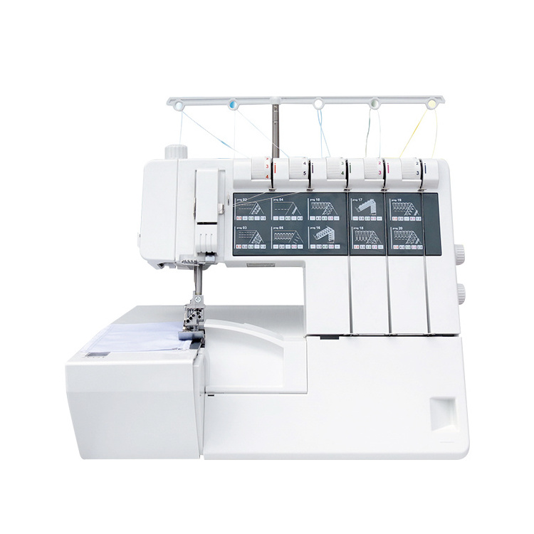 High Quality Safety Stitch Household Overlock sewing machine with LED Lamp