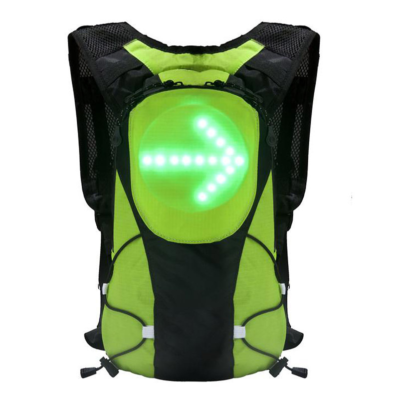 Mochila intermitente backpack with led light Mochilas con led luz mochilas para ciclistas