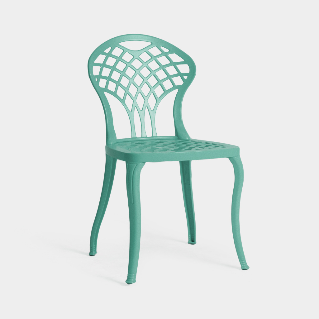 Cast Aluminum Outdoor Chair Patio & Terrace Chair Cafe Hotel&Restaurant Chair Garden Chair Dining Chair