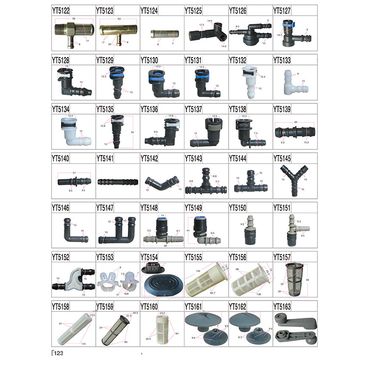 Pneumatic Fitting Quick Connect Lock Tee 3 Way Plastic Hose Tube For 3/8 Inch Three-way Water Pipe Connector