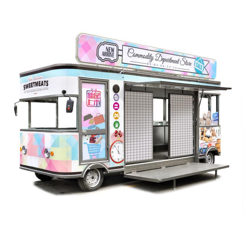 Wholesale Price Mobile Hotdog Food Trucks Mobile Ice Cream Food Truck Trailer Crepe Food Cart For Sale Frozen Car