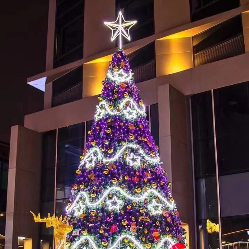 giant artifical arbol de navidad christmas tree with led light