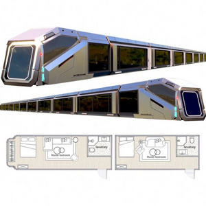 Prefab House Space Capsule Bed Cabin Hotel Container High-Speed Rail Cabin Appearance Luxury Capsule House