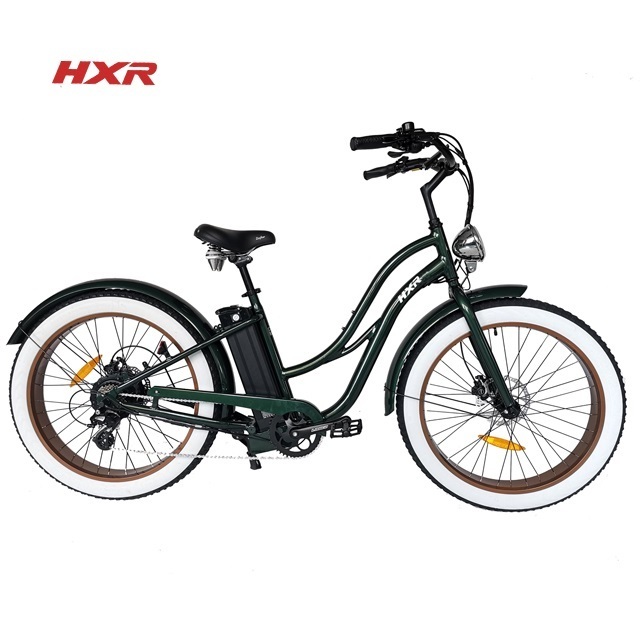 wide tire beach cruiser city electric bike  for sale