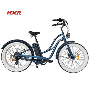 wide tire beach cruiser city electric bike  for sale