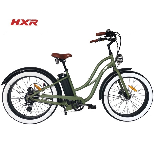 wide tire beach cruiser city electric bike  for sale