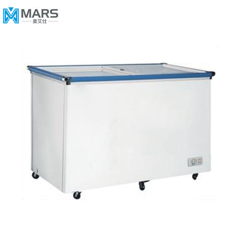 MARS SD/C-100 supermarket flat glass door freezer for frozen food