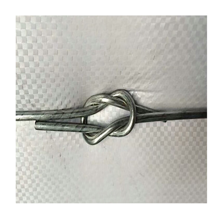 Iron Binding Steel Wires Galvanized Bailing Bale Tie  Single Loop or Double Loop Ties Manufacturer