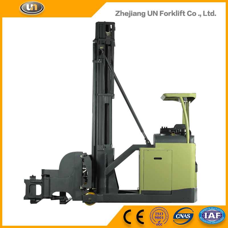 High Quality Electric AC Motor VNA Warehouse 1.3 Ton Narrow Aisle Side Loader Forklift Truck