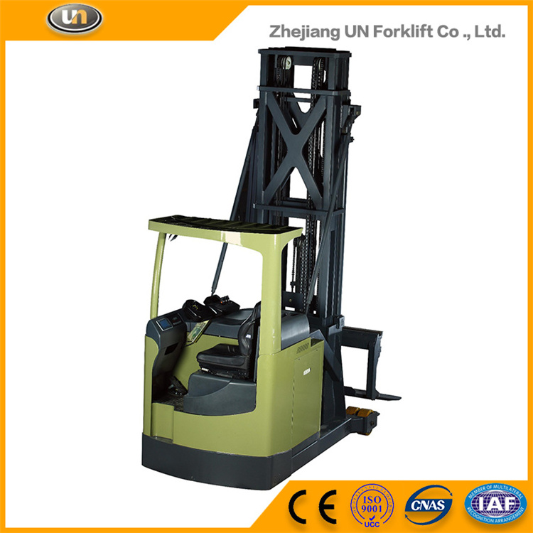 High Quality Electric AC Motor VNA Warehouse 1.3 Ton Narrow Aisle Side Loader Forklift Truck