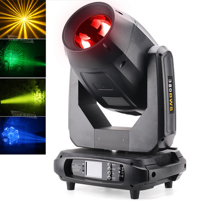 Marslite 380W Beam Spot Wash 3in1 CMY System Super Beam Moving Head Stage Light Sharpy Beam 380