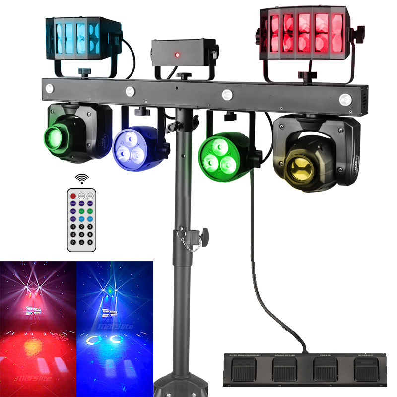 Professional Portable Dj Light Set With Stand New Gigbar Move ils  Dj Lighting System Dj Gig Bar Lighting For Disco Party Stage