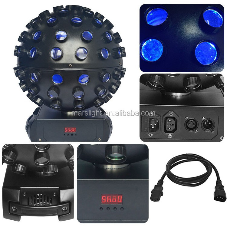 American DJ Starburst Magic disco Ball LED Effect Light Sphere Multi Color Shooting Beam DJ Lighting