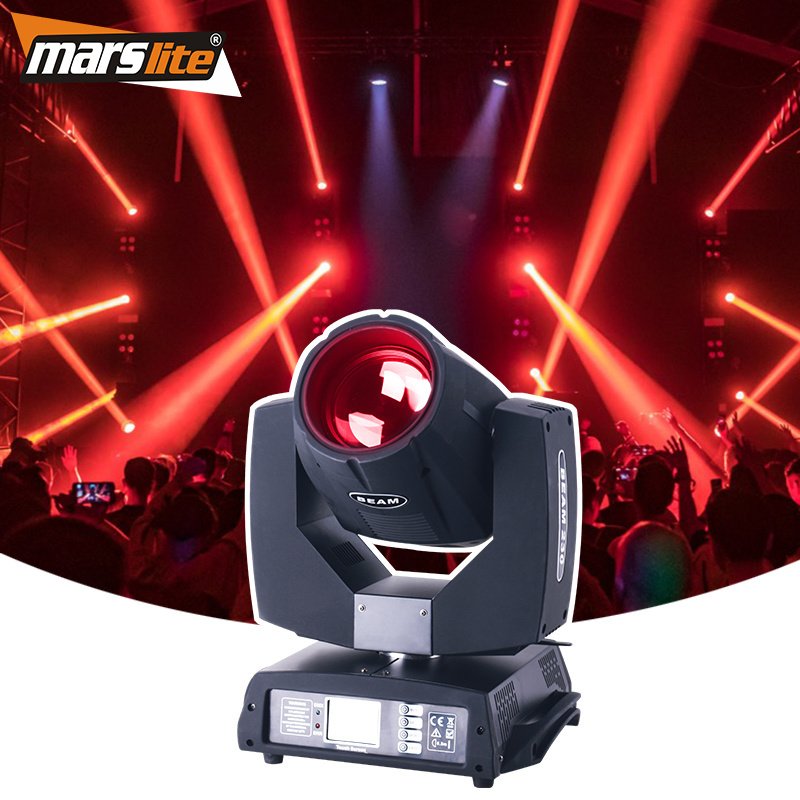 Marslite Beam 7R 230 Efecto Arcos Iris Cabeza Movil Sharpy Beam 230 7R Moving Head Light For Dj Disco