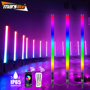 Pro Wireless Titan Tube Light APP Remote DMX Control IP65 Outdoor Disco Party Dj Lights RGB Tube Light With Battery