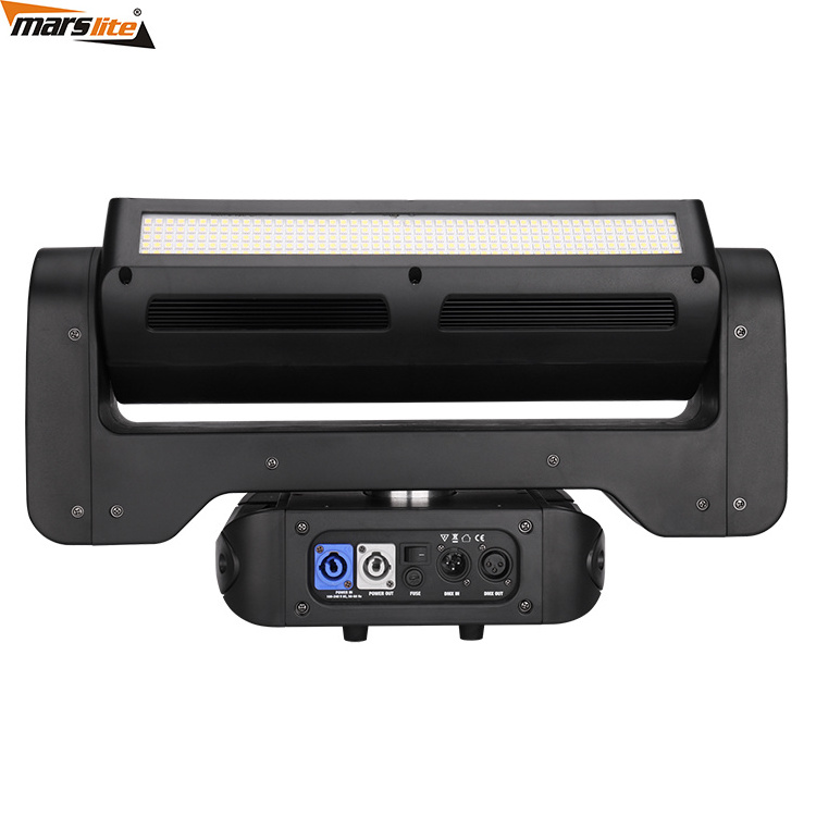 Marslite stage lighting factory strobe and beam light double sides 5 eyes led moving head light