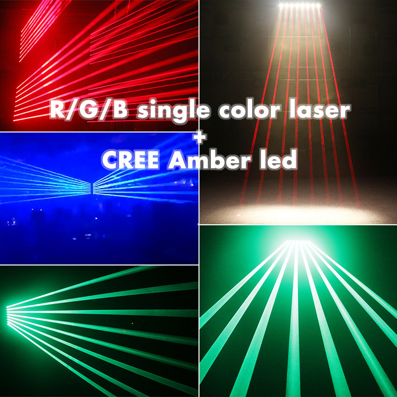 Blue laser stage light 8 head blue beam laser diode module dj moving head laser light