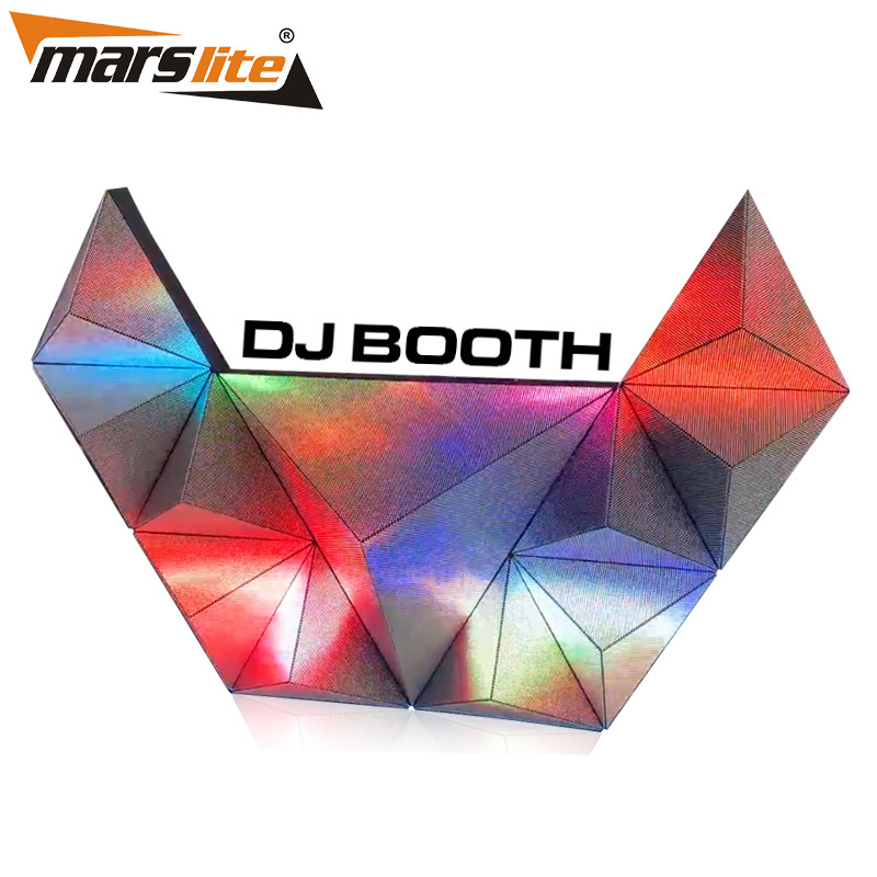 DJ Booth Bat HD Disco Stand Table Led Pixel Screen Video